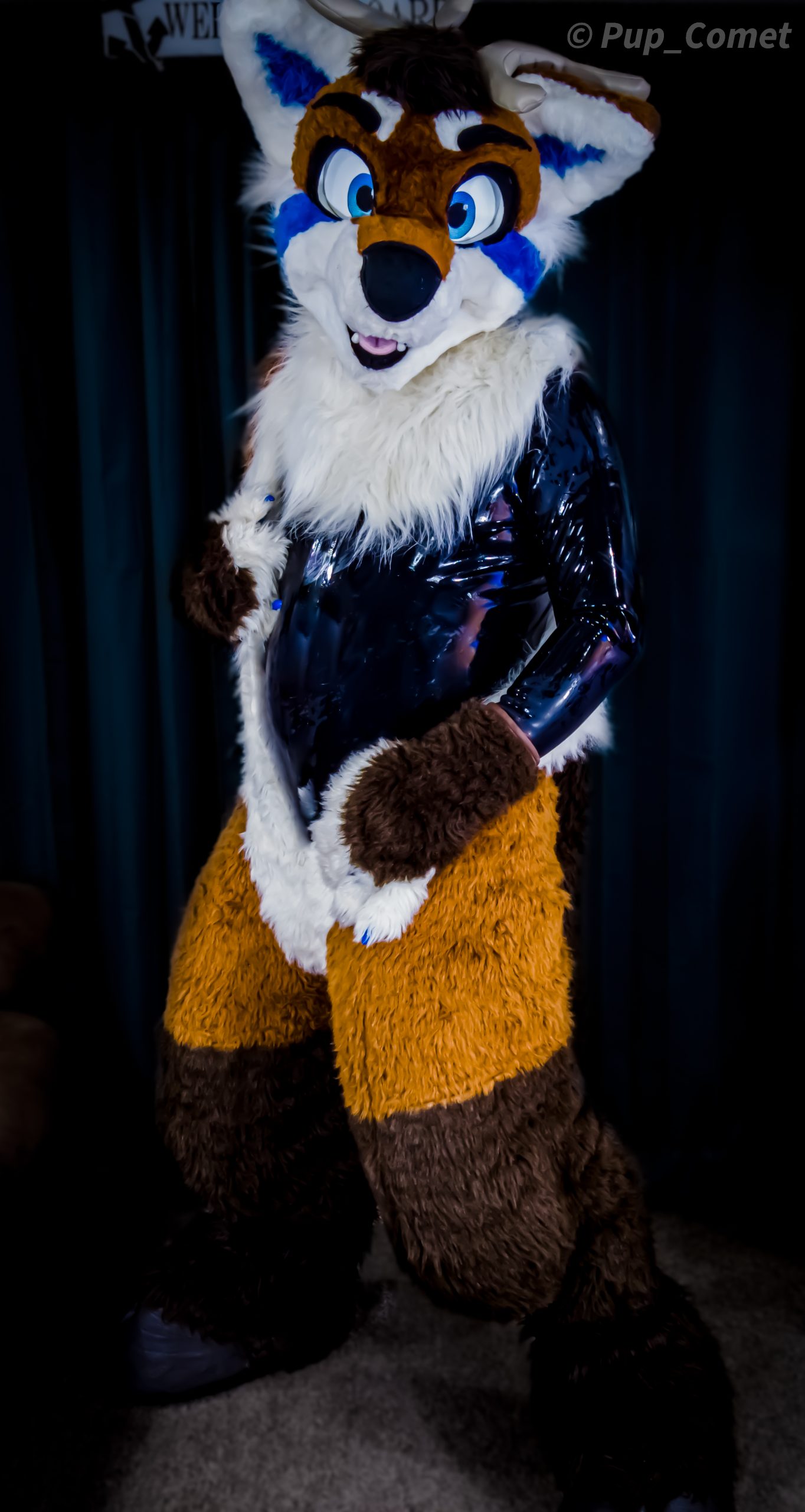 Just some more photos taken the other day….  Wanted to see what fursuiting in rubber was like, I may have loved it!  :3